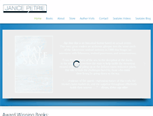 Tablet Screenshot of janicepetrie.com